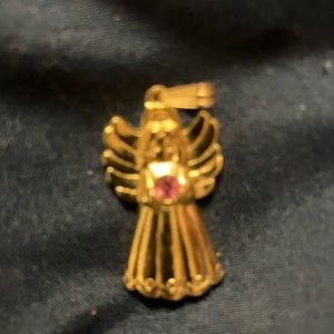 Gold angel pandant charm